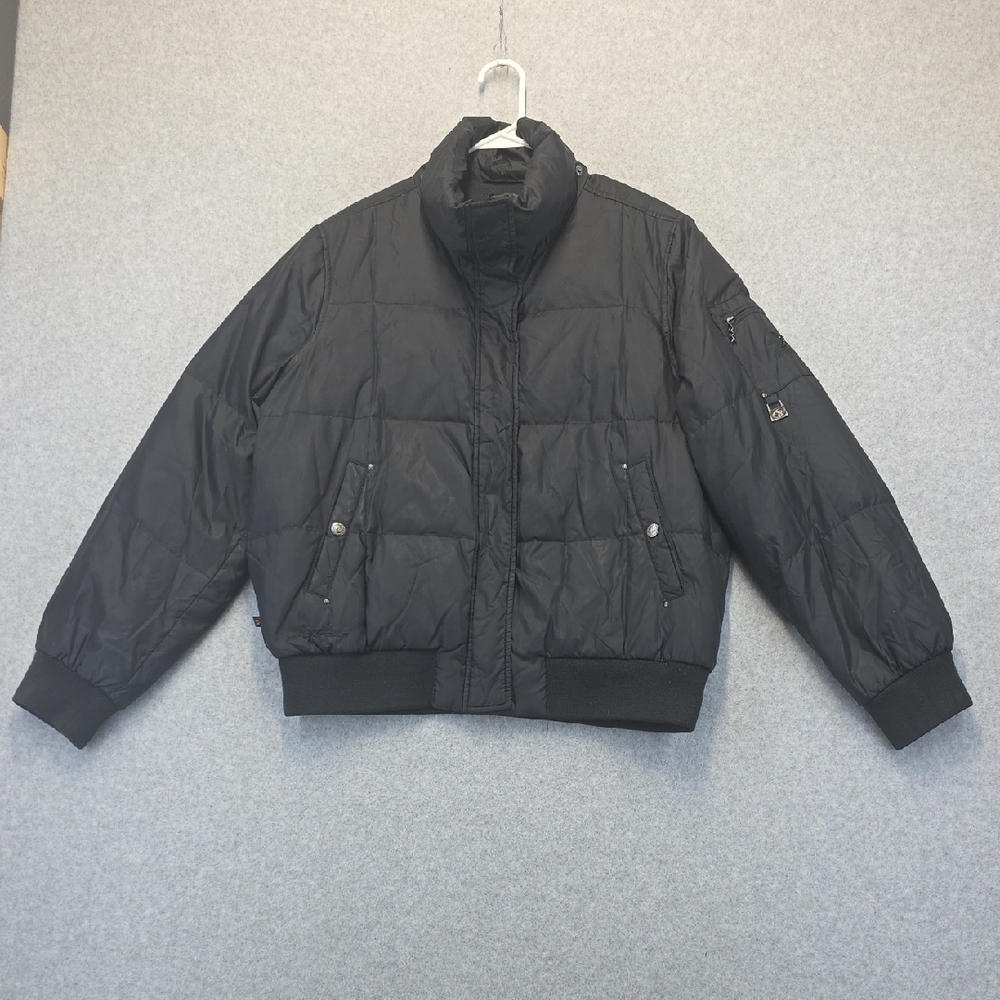 ZeroXposur Black Puffer Jacket Insulated Zip Coat Men’s L - Picture 1 of 11